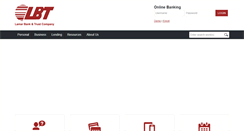 Desktop Screenshot of lbt.com